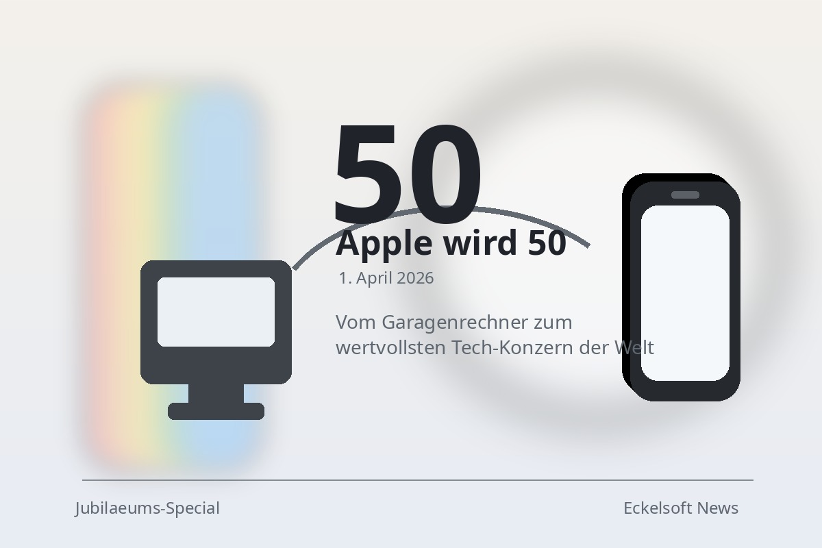 Apple wird 50: Warum der 1. April 2026 mehr als nur ein Jubiläum ist